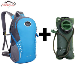 LOCAL LION Moutain Backpack Bike Packsack Road Cycling Bag Travel Running Sport Cycling Backpack+2L Water Bag - Canada Outdoors