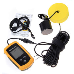 LUCKY Portable fish finder Colors Display depth sonar Sounder Alarm Transducer Fishfinder 0.7-100m fishing echo sounder - Canada Outdoors