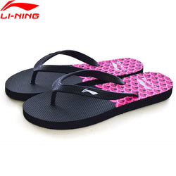 Li-Ning Women Beach And Outdoor Sandals Light Weight Breathable Printing Slipper LiNing Comfort Sport Shoes ALSN008 - Canada Outdoors