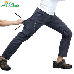 LoClimb 8XL Reflective Hiking Pants Men Summer Quick Dry Outdoor Pants Man Mountain Trekking Trousers Waterproof Pants AM012 - Canada Outdoors