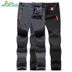 LoClimb Winter Camping Hiking Pants Men Women Waterproof Windproof Fleece Softshell Trousers Outdoor Trekking Ski Pants AM205 - Canada Outdoors