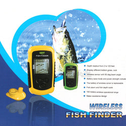 Lucky FFW1108-1 Portable 100m Wireless Fish Finder Alarm 40M/130FT Sonar Depth Ocean River Echo Sounder for Fishing - Canada Outdoors