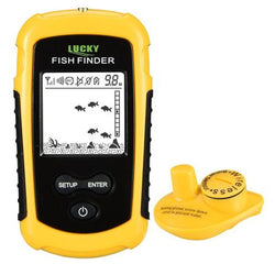 Lucky FFW1108-1 Portable 100m Wireless Fish Finder Alarm 40M/130FT Sonar Depth Ocean River Echo Sounder for Fishing - Canada Outdoors