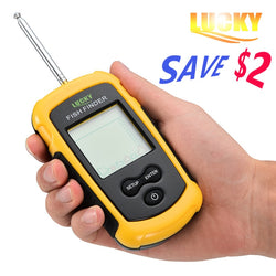 Lucky Portable Sonar Fish Finder Wireless Fish Detector 125KHZ 40M Depth 120M Distance Colorful LCD Sonar for Fishing Fishfinder - Canada Outdoors