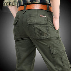 MANLI 2018 Mens Hiking Pants Military Cargo Pants Multi-pockets Baggy Men Trousers Overalls Army Pants Joggers - Canada Outdoors