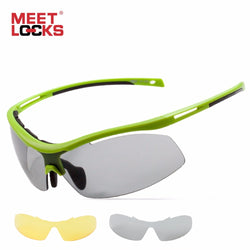 MEETLOCKS Cycling Glasses Sports Sunglasses Shatterproof Lens TR90 Frame 2 Lens For Outdoor Bicycle gafas ciclismo - Canada Outdoors