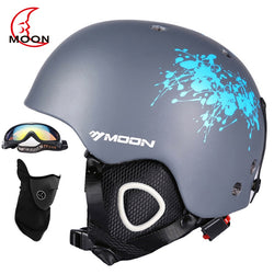 MOON In-mold Ski Helmet Safety Skiing Helmet CE Certification Skating Skateboard Snowboard Helmet Size 52-64CM - Canada Outdoors