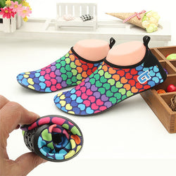 Male Female Aqua Shoe Outdoor Beach Shoes Upstream Creek Snorkeling Boots Neoprene Diving Shoes Non - Slip Slippers For Swimming - Canada Outdoors