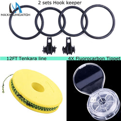 Maxcatch Telescoping Tenkara Rod Combo 12FT Fly Rod Fishing Pole &amp; Line &amp; Flies &amp; Tippet - Canada Outdoors