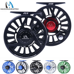 Maximumcatch Fly Fishing Reel 3/4/5/6/7/8WT CNC Machined Aluminium Micro Adjusting Drag Fly Reel - Canada Outdoors