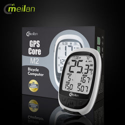 Meilan M2 GPS Bicycle Computer Wireless Speedometer Bluetooth ANT Bike Odometer Speed Cadence Sensor Heart Rate Monitor Optional - Canada Outdoors