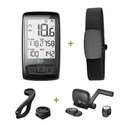 Meilan Wireless Bicycle computer Bike Speedometer Tachometer Cadence + Speed Sensor Weather can Receiving heart rate - Canada Outdoors
