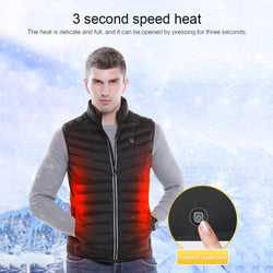 Men Women Outdoor USB Infrared Heating Vest Riding Skiing Fishing Heated Clothing Electric Sleeveless Vest Keep Warm Dropship - Canada Outdoors
