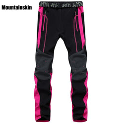 Men Women's Winter Fleece Softshell Pants Outdoor Sports Thermal Brand Clothing Hiking Camping Skiing Male Female Trousers VA087 - Canada Outdoors