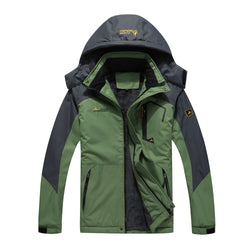 Men's Large Size Winter Inner Fleece Waterproof Jacket Mountain Ski Jacket  Outdoor Sport Hiking Camping Trekking Skiing Coat - Canada Outdoors