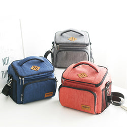 Mihawk Shoulder Strap Lunch Bag Keep Fresh Waterproof Food Box Insulation Cooler Bags Portable Picnic Work Picnic Zip Pouch Gear - Canada Outdoors