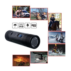 Mini Camcorder Video Recorder FHD 1080P Outdoor Trail Hunting Camera Waterproof HD DVR Torch Gun Cam Outdoor Sports Helmet DV - Canada Outdoors