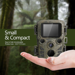 Mini Hunting Camera 12MP 1080P Wildlife Trail Photo Trap 0.45S Fast Trigger Waterproof Nihgt Vision Video Recorder Wild Cameras - Canada Outdoors