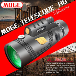Monocular 12x50 Powerful Binoculars High Quality Zoom Great Handheld Telescope lll night vision Military HD Professional Hunting - Canada Outdoors