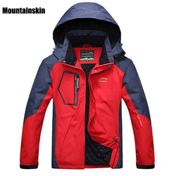 Mountainskin 5XL Men's Spring Fleece Softshell Jackets Outdoor Sports Waterproof Coats Hiking Camping Trekking Male Jacket RM019 - Canada Outdoors