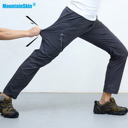 Mountainskin 8XL Men's Summer Quick Dry Softshell Pants Outdoor Elastic Camping Hiking Trekking Fishing Climbing Trousers MA138 - Canada Outdoors