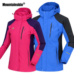 Mountainskin Men Women Spring Outdoor Sports Water Repellent Jackets Camping Hiking Windbreaker Trekking Climbing Coat VA331 - Canada Outdoors