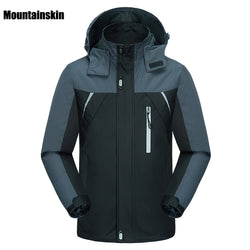 Mountainskin Men's Spring Breathable Waterproof Thin Jackets Outdoor Sports Male Coats Hiking Trekking Fishing Windcheater VA120 - Canada Outdoors