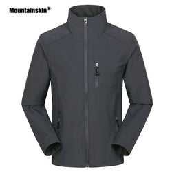 Mountainskin Men's Thermal Softshell Thin Fleece Jackets Outdoor Sports Coat Hiking Climbing Trekking  Windbreakers Men VA291 - Canada Outdoors