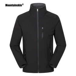 Mountainskin Men's Thermal Softshell Thin Fleece Jackets Outdoor Sports Coat Hiking Climbing Trekking  Windbreakers Men VA291 - Canada Outdoors