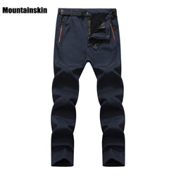 Mountainskin Men's Winter Softshell Fleece Pants Outdoor Sports Waterproof Skiing Trekking Hiking Camping Male Trousers VA056 - Canada Outdoors