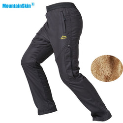 Mountainskin New Men's Winter Waterproof Thermal Fleece Pants Outdoor Hiking Trekking Climbing Skiing Male Sports Trousers MA151 - Canada Outdoors