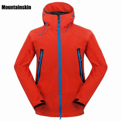 Mountainskin Outdoor Softshell Men's Hiking Jackets Waterproof Windproof Thermal Jacket For Camping Ski Thick Warm Coats RM133 - Canada Outdoors