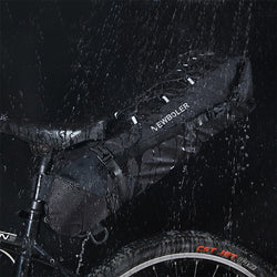 NEWBOLER 100% Waterproof Bicycle Saddle Bag Large Bike Tail Seat Bags TPU + Polyester Cycling Rear Panniers Bike Accessories 12L - Canada Outdoors