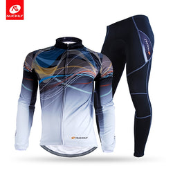 NUCKILY Men's Cycling Apparel Winter Road Bike Jersey Suit Rear Pocket Bicycle Jersey And Cycle Tights Set  NJ531-WNS900-W - Canada Outdoors