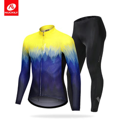 NUCKILY Set Bicycle Clothing Women Road Bike Wear Gradient Colour Sportsuit Ciclismo Ropa Maillot Cycling Jersey 2019 - Canada Outdoors