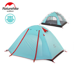 NatureHike 3 Person Camping Tent Double Layers Aluminum Rod 3 Season Outdoor Hiking Travel Play Tent Rainproof - Canada Outdoors