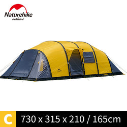 NatureHike High Quality 1 2 3 4 6 7 8 Persons Family Party Tent  Waterproof  Parge Camping Tent Inflating Family Team Camp Tents - Canada Outdoors