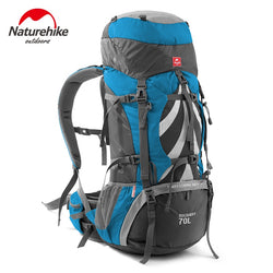 NatureHike Men Sports Bag Professional Mountaineering Backpack Waterproof Big Capacity 70L Outdoor Mountain Backpacks - Canada Outdoors