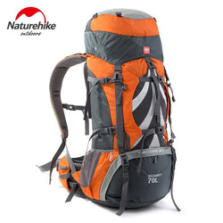 NatureHike Professional Camping Hiking Backpack Rucksack Outdoor Internal Frame Mountaineering Bag for Men and Women 70L - Canada Outdoors
