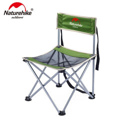 Naturehike Camping Chair Foldable Portable Outdoor Fishing Beach Chair Backrest Picnic Seat BBQ Travel