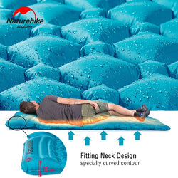 Naturehike Outdoor Double Inflatable Cushion Sleeping Bag Mat Fast Filling Air Moistureproof Camping Mat Tent Sleeping Pad - Canada Outdoors