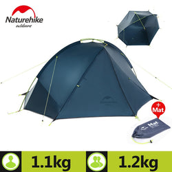 Naturehike Outdoor Portable Camping Tent For 1-2 Person 3 Season 20D Silicone Fabric Double Layer Rainproof Lightweight Tent - Canada Outdoors