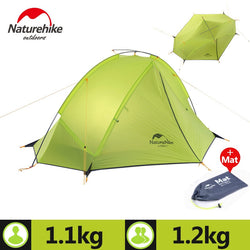 Naturehike Outdoor Portable Camping Tent For 1-2 Person 3 Season 20D Silicone Fabric Double Layer Rainproof Lightweight Tent - Canada Outdoors