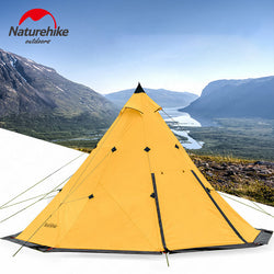 Naturehike Teepee Tent Outdoor Camping Tent Pyramid Camping Tents Large Capacity Windproof Rainproof Waterproof Family Tent - Canada Outdoors