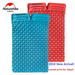 Naturehike factory store Ultralight Sleeping Mattress with Pillow outdoor Camping Moisture-Proof Inflatable egg slot Mat Air Bed - Canada Outdoors