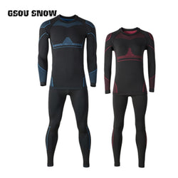 New Gsou Snow Ski Underwear Skiing Underwear Top &amp; Bottom Warm Long Johns Winter Outdoor Thermal Underwear Set - Canada Outdoors