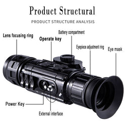 New Infrared Night Thermal Vision Handheld/Rifle Sight Scope for Hunting Animal Observation Aiming Thermal Imaging Riflescope - Canada Outdoors