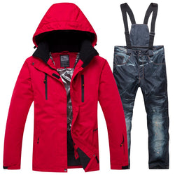 New Winter Snow Warm Men Woman Ski Suit Waterproof Breathable Windproof Outdoor Sport Wear Skiing Snowboard Jacket+Pant - Canada Outdoors