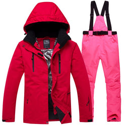 New Winter Snow Warm Men Woman Ski Suit Waterproof Breathable Windproof Outdoor Sport Wear Skiing Snowboard Jacket+Pant - Canada Outdoors