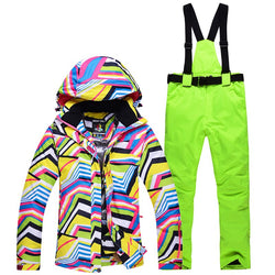 New Winter Women ski suit female Snowboard Ski Jacket + pants Clothes Windproof Waterproof Breathable Outdoor Sports Ski Suit - Canada Outdoors